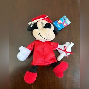 New Disney Minnie Mouse Graduation Plush